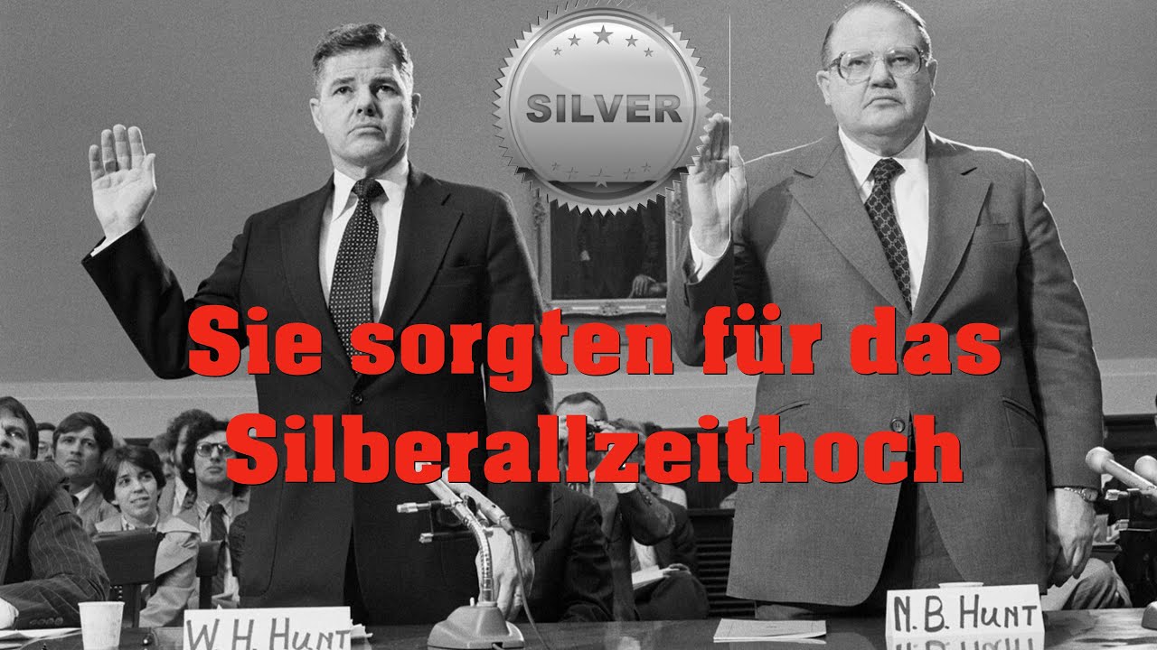 Die Geschichte Silberspekulation der Gebrüder Hunt 1973 - 1980 sie sorgten für ein Durcheinander