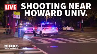 LIVE Five shot near Howard University FOX 5 DC