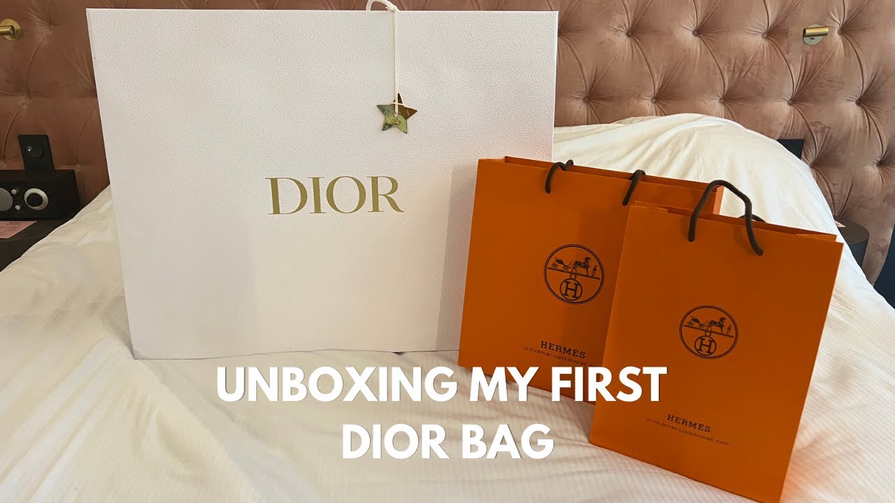 Bought my first Dior bag in Paris | Unboxing Dior and Hermes classics