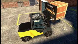 Forklift VR training simulator