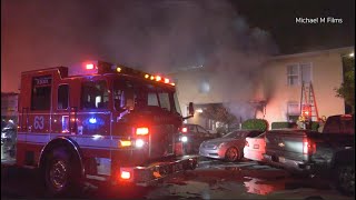 Multiple people rescued during structure fire in Oxnard