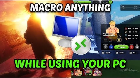 How To Macro While Using Your PC | W10 PRO/W11 PRO