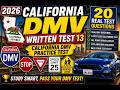 2026 California DMV Written Test 13 | 20 Real Test Questions | California DMV Practice Test