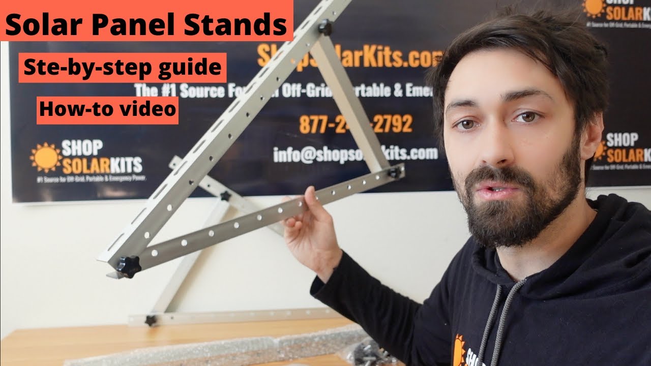 Stepbystep Guide Solar Panel Stand Setup YouTube