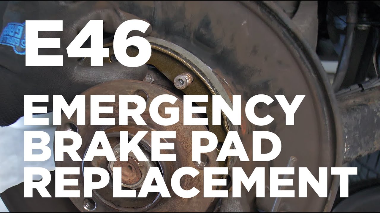 e46 330ci Emergency Brake Pad Replacement YouTube