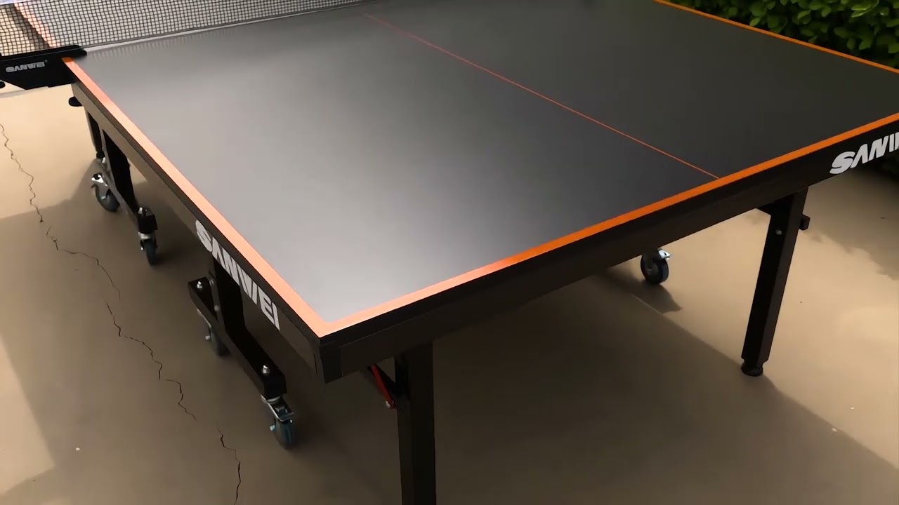 Professional Indoor Ping Pong Table-Sanwei Table Tennis Table