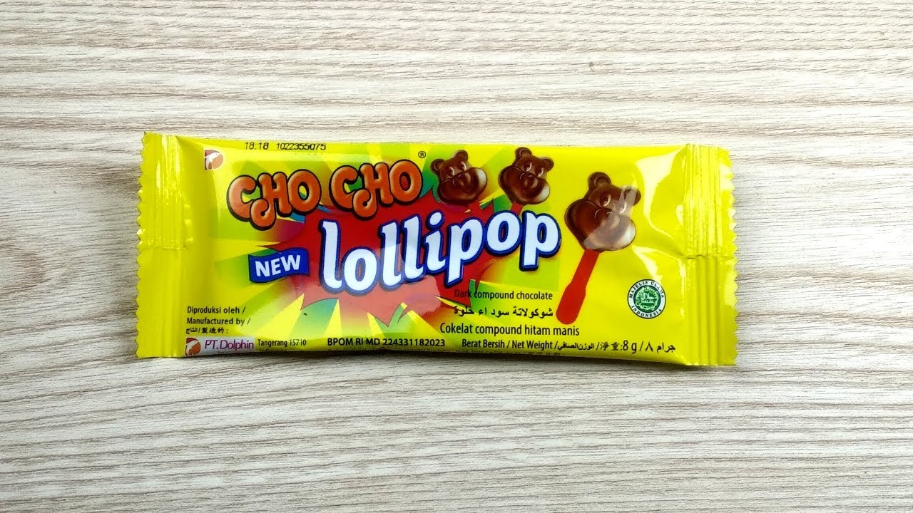 cho cho lollipop dark compound chocolate 🍫 YouTube