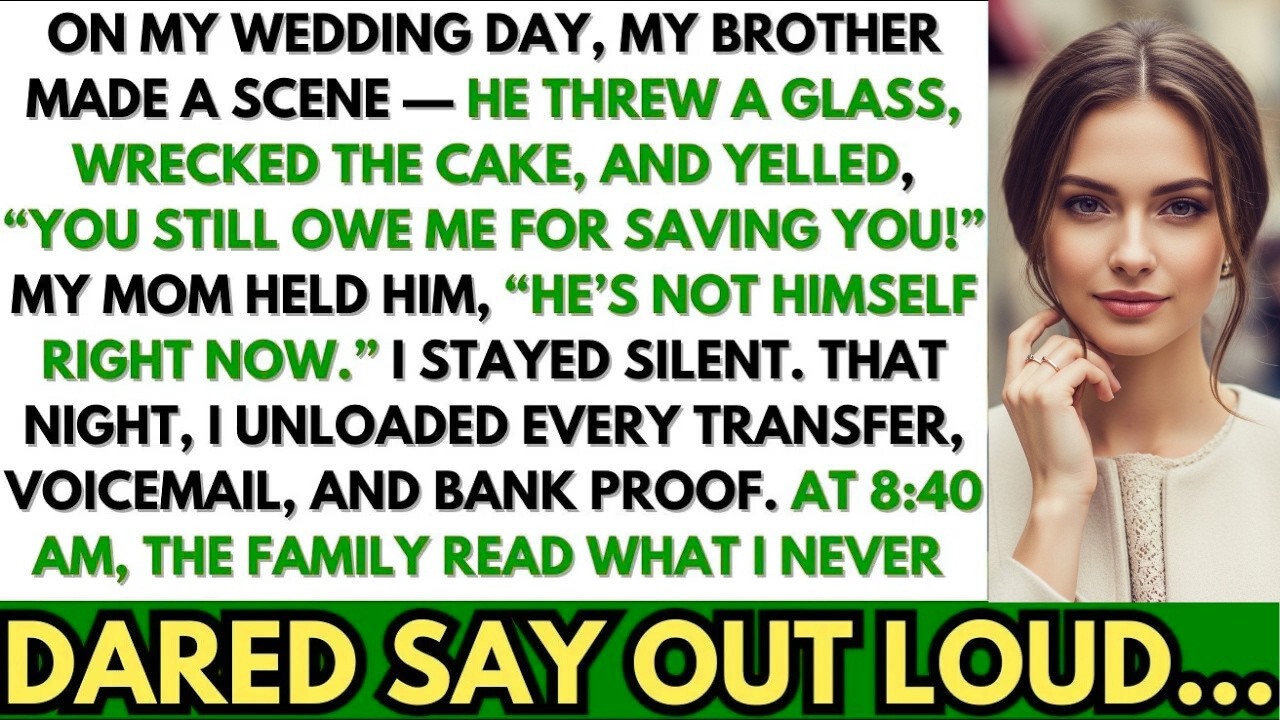 Drunk Brother Yelled ＂FAKE WEDDING＂ — SMASHED CAKE, DEMANDED 35K From Me. Parents Called It ACCIDENT