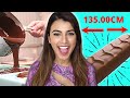 صنعت اكبر قطعة شوكولاتة في العالم ! | حطمت رقم قياسي (GIVEAWAY 🎉)