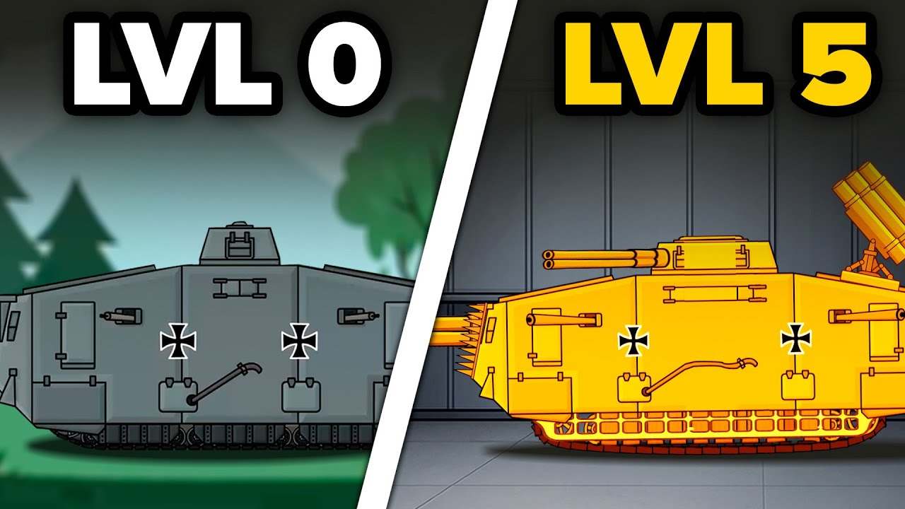 WW1 Тank Level Up | Animation