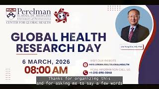 Penn Global Health Day 2026 - Welcome Message