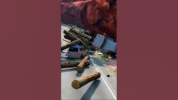 Realistic Highway Car Crashes #273