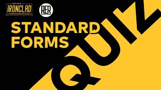 IRONCLAD Standard Forms Quiz | Test Your CAR Forms Knowledge