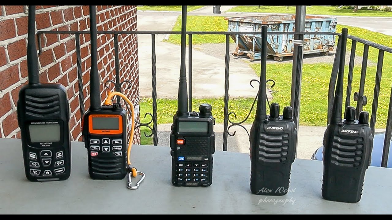 Standard horizon HX300 vs HX40 and Baofeng bf888s range and sound test