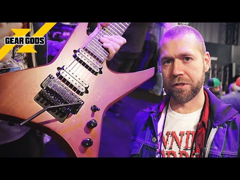 REVOCATION's DAVE DAVIDSON Shows New Pro Series Signature Jackson Warrior at NAMM 2020! | GEAR GODS