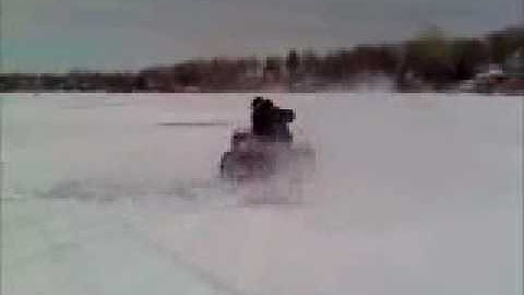 Polaris Sportsman Donuts on Ice