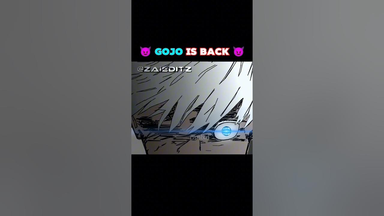 GOJO'S COMEBACK π±π€― #shorts #gojodeath #gojo #jujutsukaisen #anime GOJO'S COMEBACK π±π€― #shorts #gojodeath #gojo #jujutsukaisen #anime