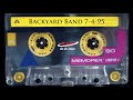 Backyard band  purple rain  the ibex 7495 gogomusic backyard4life