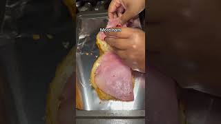 How to make Starbucks ham and cheese croissant 🥐 #hamandcheesecroissant #hamandcheese