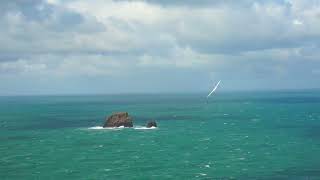 Big Fox Inverted Low Pass - St Agnes Head  Cornwall- RC Slope Soaring