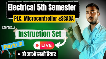 PLC Microcontroller and SCADA||Chapter 2 Instruction Set Part 2 ||Polytechnic 5th Semester PLC