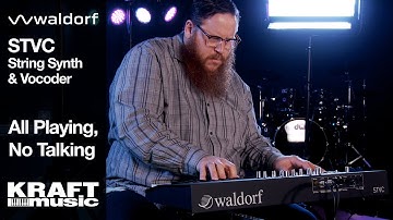 Waldorf STVC String Synthesizer and Vocoder - All Playing, No Talking