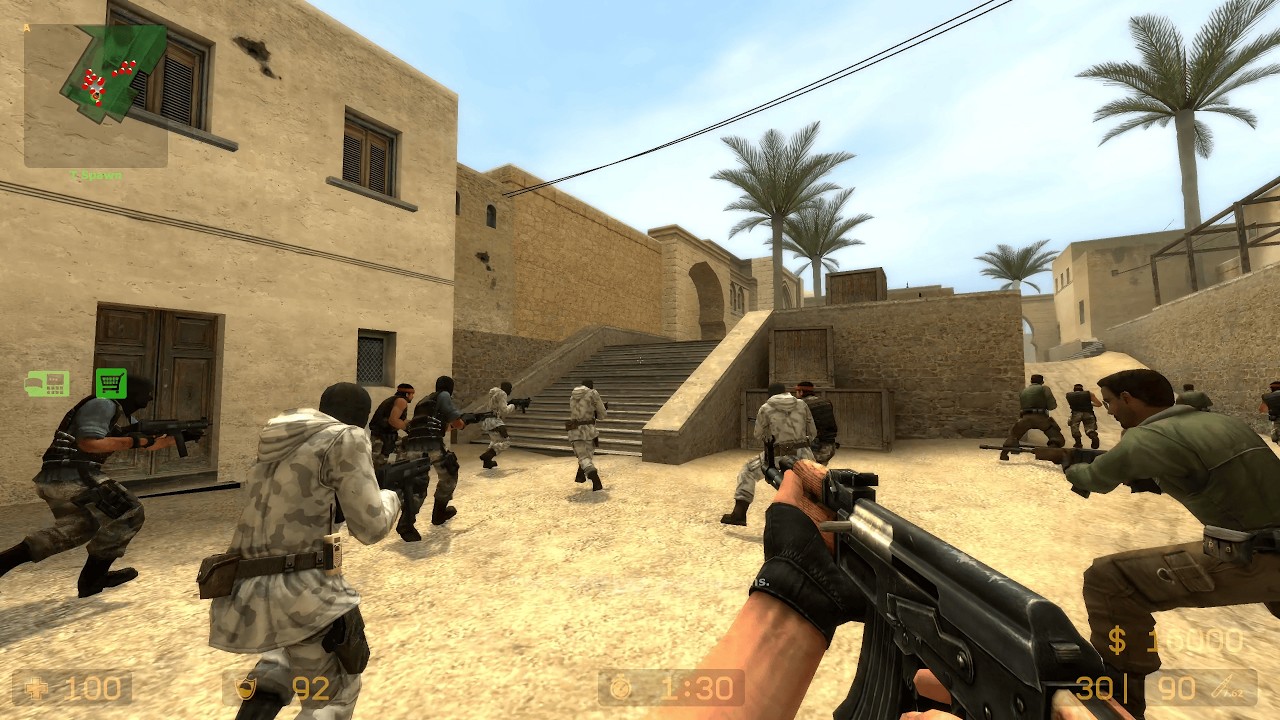 Counter Strike Source - 4K Gameplay - de dust