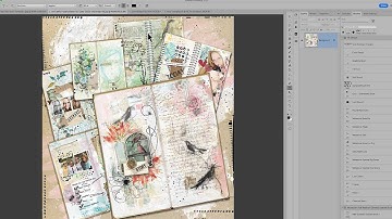 Disguising Text in Digital Scrapbooking and Art Journaling