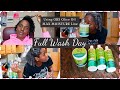 Full Wash Day Using ORS Olive oil Max Moisture line on Natural Type 4 Hair | First Impression |TEMIE