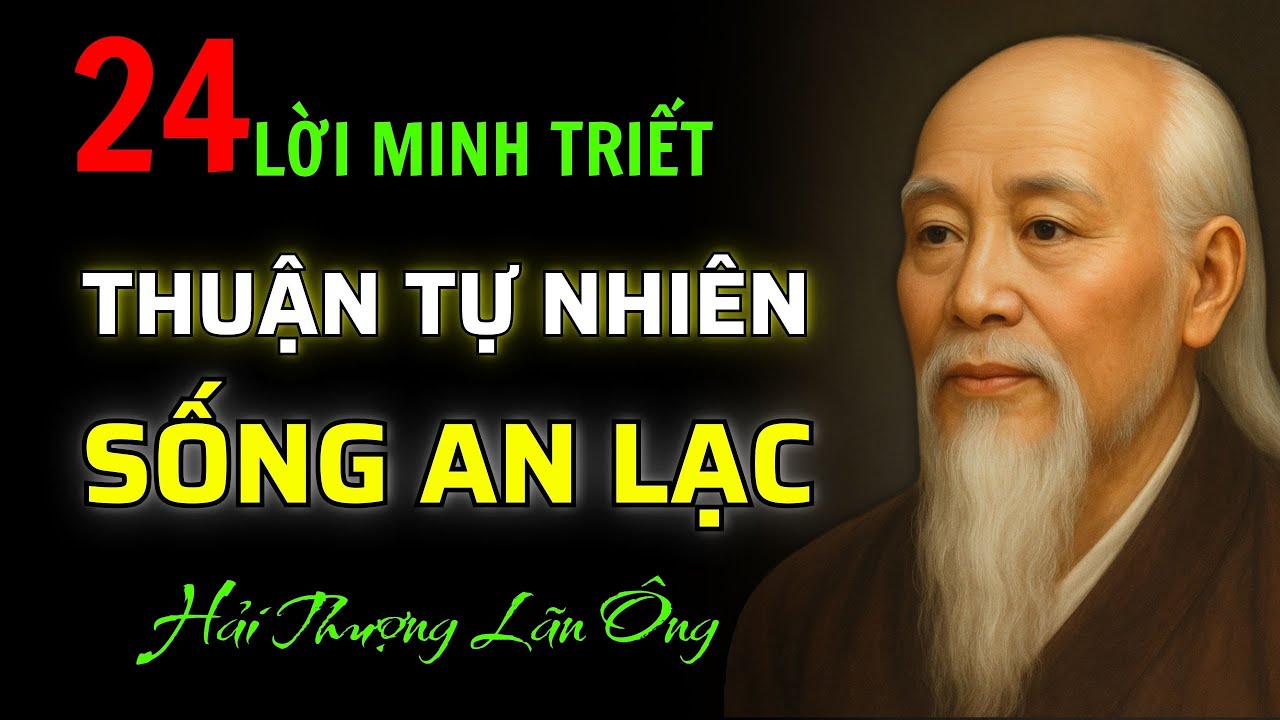 HẢI THƯỢNG LÃN ÔNG: 24 Lời MINH TRIẾT – Thuận Tự Nhiên Sống An Lạc, Mạnh Khỏe Trong Đời.