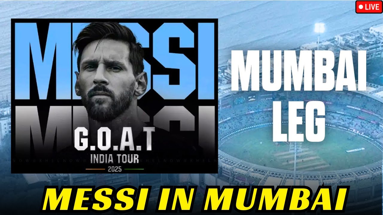 Messi GOAT Tour Mumbai Live Reaction