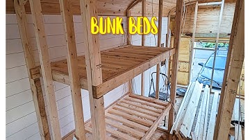 How To Build Skoolie Bunk Beds (School Bus Conversion)