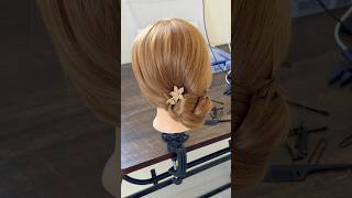 Easy bun hairstyle for wedding| simple bun hairstyle| #ytshorts #hairstyle #easyhairstyl #shorts
