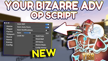 *NEW* Your Bizarre Adventure OP Script (PASTEBIN) 2025