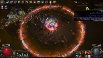 Path of exile 3.20 SSC Elementalist RF 110%more life Mino
