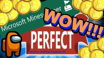 What Happens When You Get a Perfect in Microsoft Minesweeper?