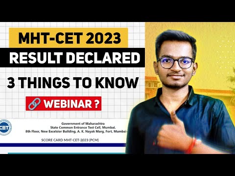 MHT-CET 2023 Result