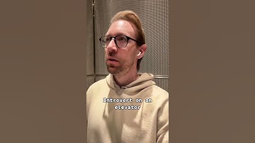 Introvert on an elevator #introvert #shorts