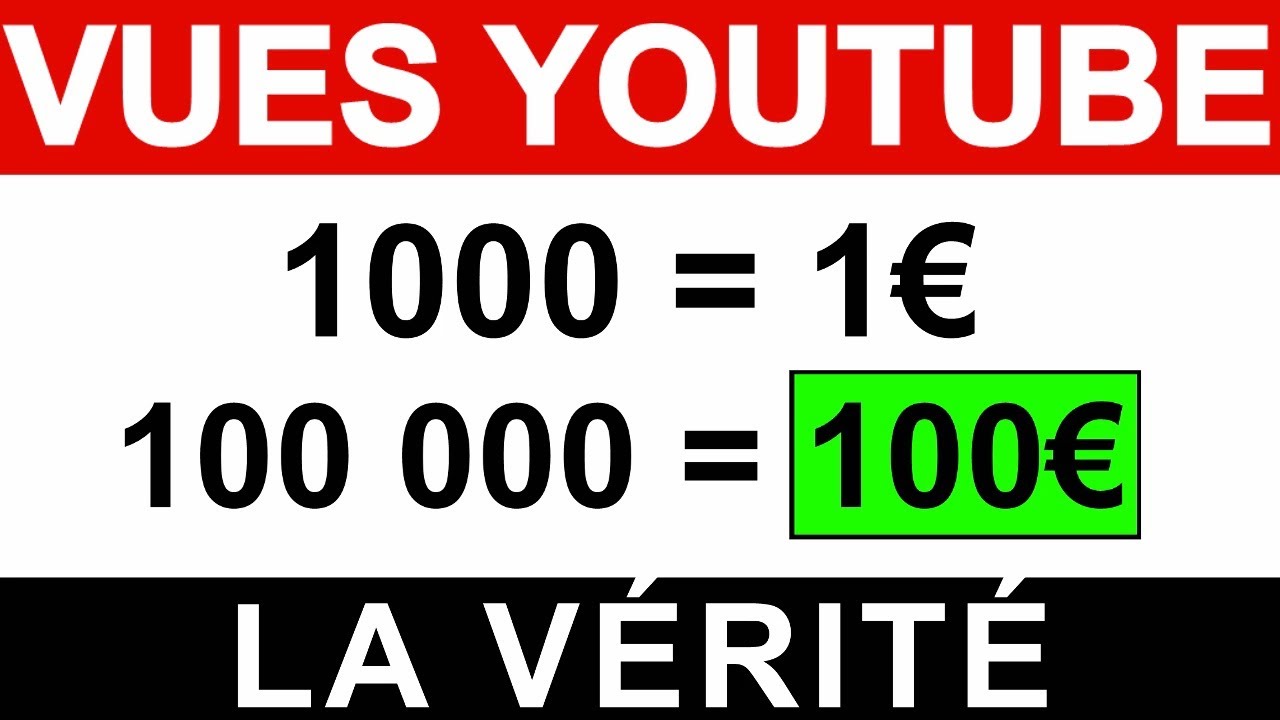 Vidéo YOUTUBE à 100 000 vues COMBIEN youtube me PAYE en 2020 ? (Gagner de l'Argent sur Youtube