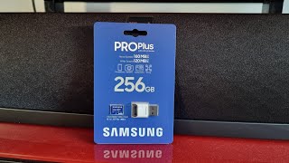 Samsung PRO Plus Card Reader  test    UHSI/U3 A2 V30 (MBMD256KB/WW)