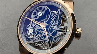 Roger Dubuis Excalibur Skeleton Rose Gold (DBEX0788) Rodger Dubuis Watch Review