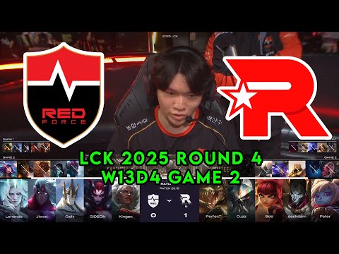 NS vs KT Game 2 | LCK 2025 Round 4 Week 13 Day 4 | Nongshim RedForce vs KT Rolster G2