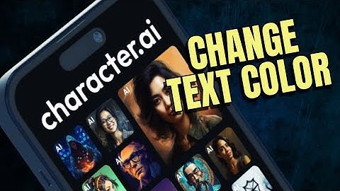 How to Change Text Color in Character Ai 2025?
