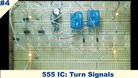 Car Turn Signals using 555 Timer IC