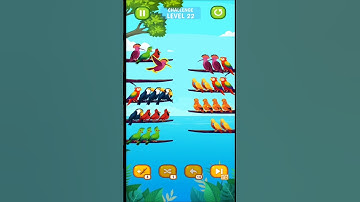 Bird Sort Puzzle l Bird Sort Color Puzzle l Challenge Level 22 l Bird Sort Puzzle Challenge