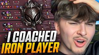 Coaching a 10 YEAR IRON PLAYER… (UNSAVABLE)