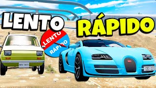 LENTO x RÁPIDO mas é a ROLETA que decide no BeamNG.drive!