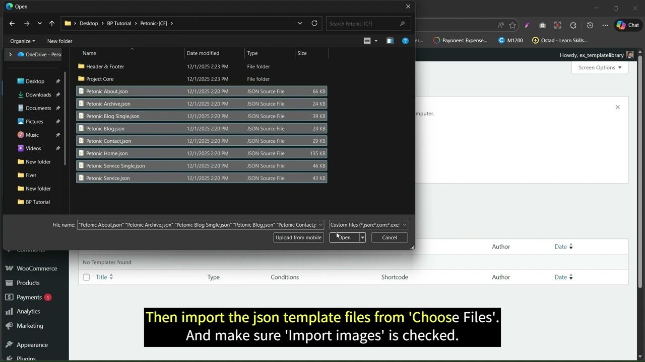 Core Framework Template Upload Guide   Step 2 CF template Upload Process