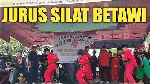 GERAK JURUS SILAT BETAWI 1 || PELESTARI BUDAYA BETAWI