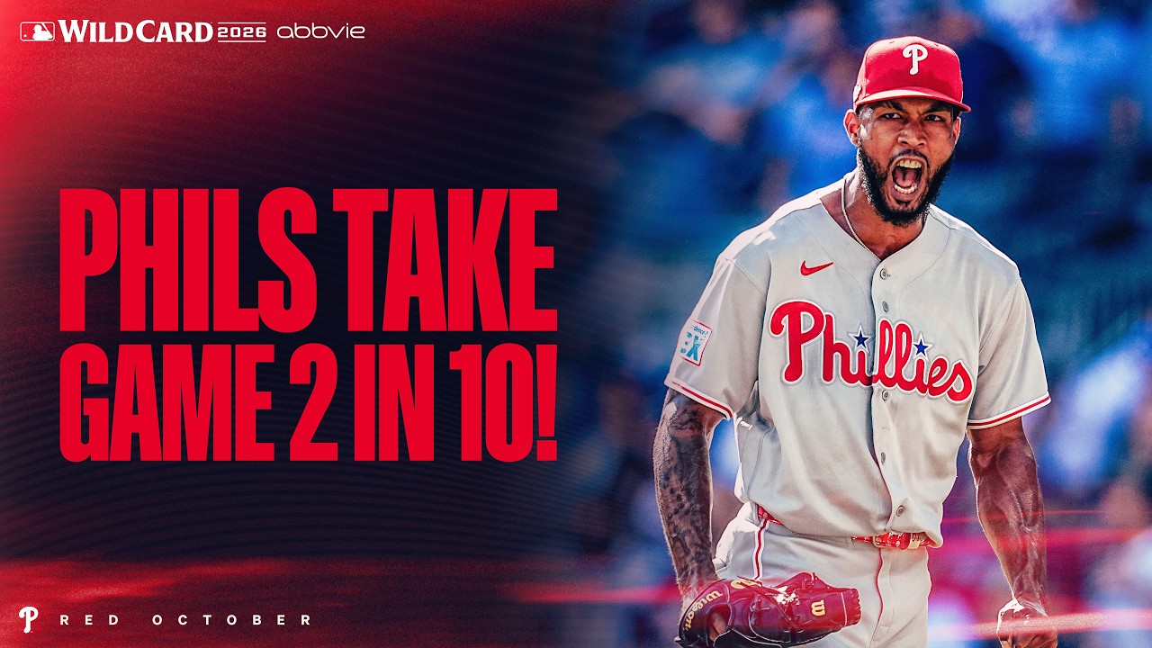 PHILLIES WIN WILD GAME 2 IN ATLANTA | Cinematic Recap